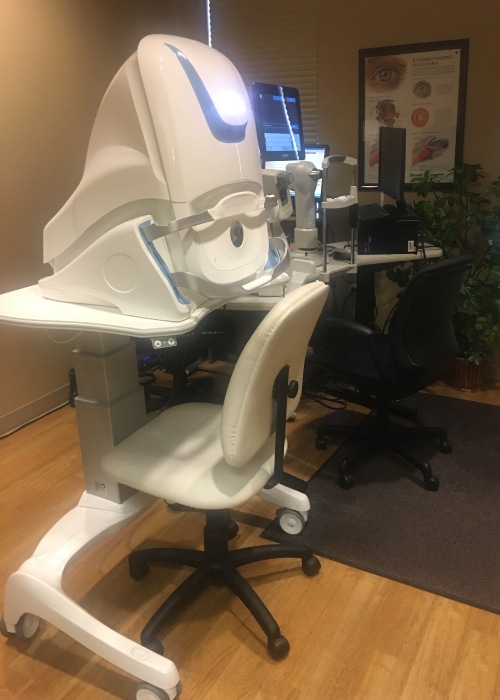 State Of The Art Technology English Rows Eye Care Optometrist And Naperville Vision Source Provider